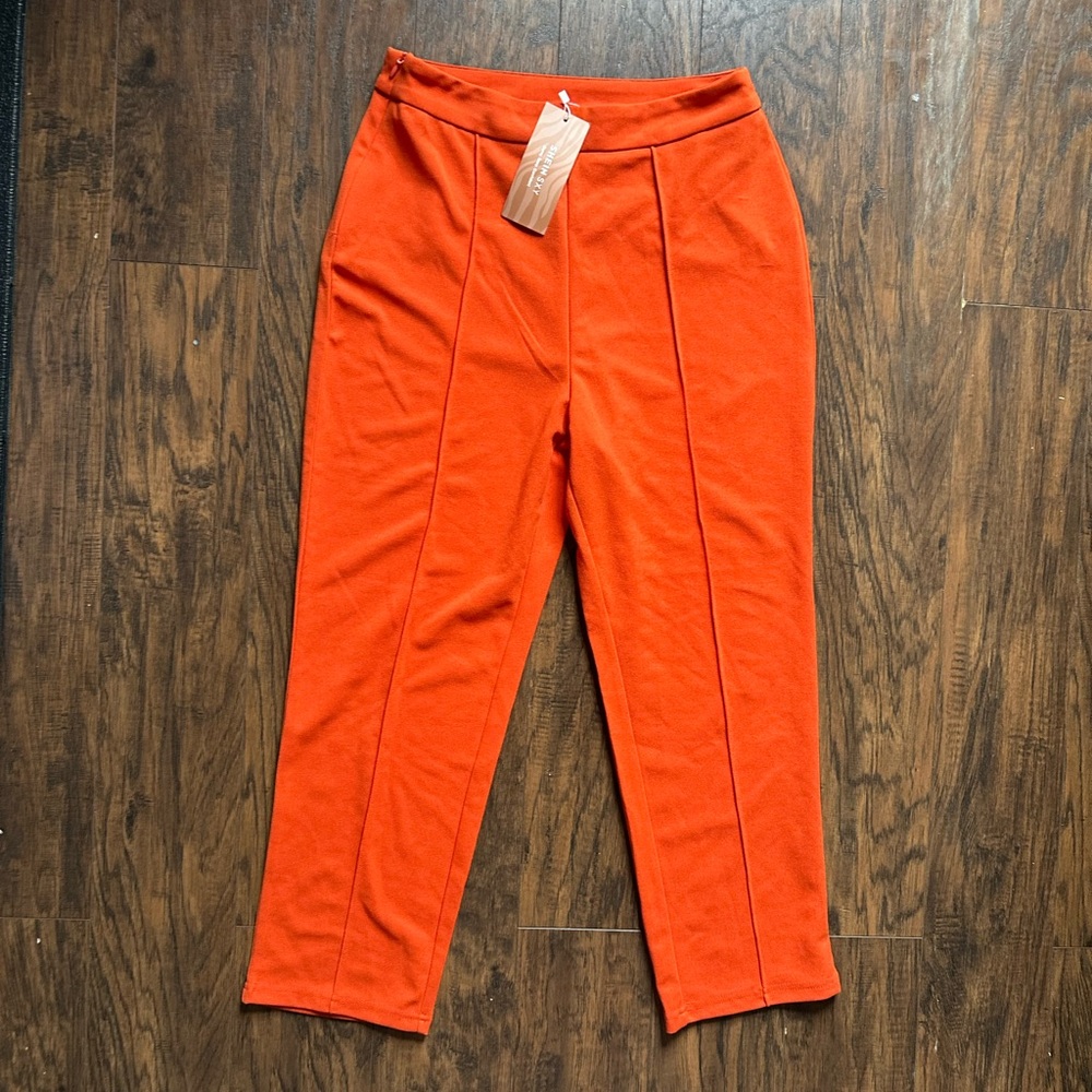 NWT orange slacks from SheIn